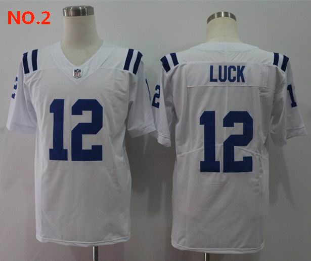 Men's Indianapolis Colts #12 Andrew Luck Jersey-1